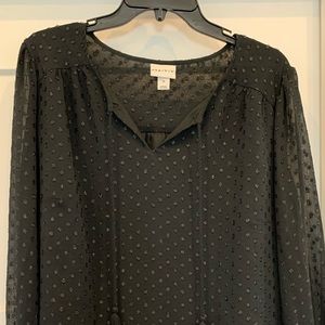 Black sparkle blouse